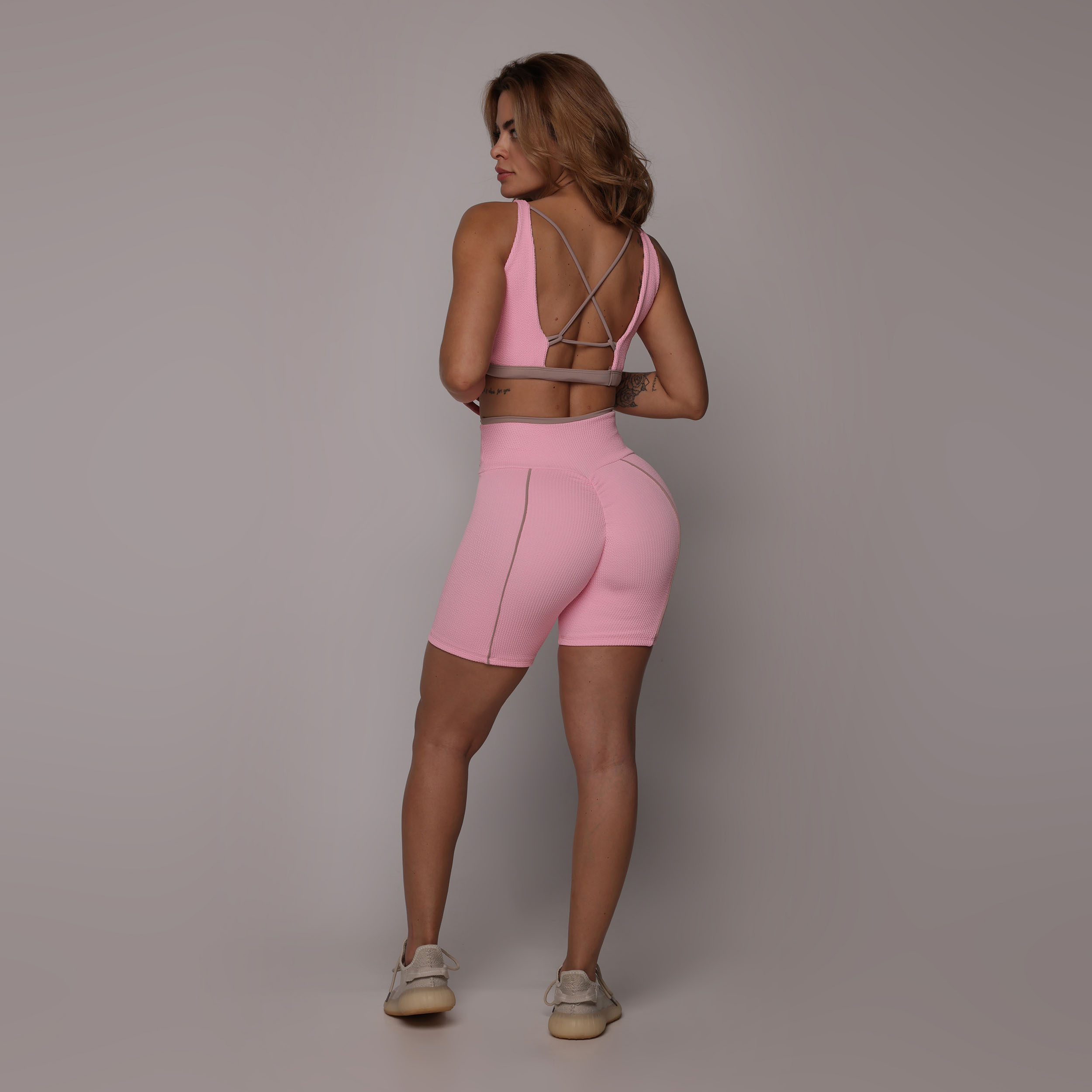 TOP CAPADÓCIA JACQUARD CONFORT ROSA CHICLETE - Imagem 5