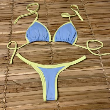 BIQUÍNI CORTININHA AZUL CÉU COM LIMA