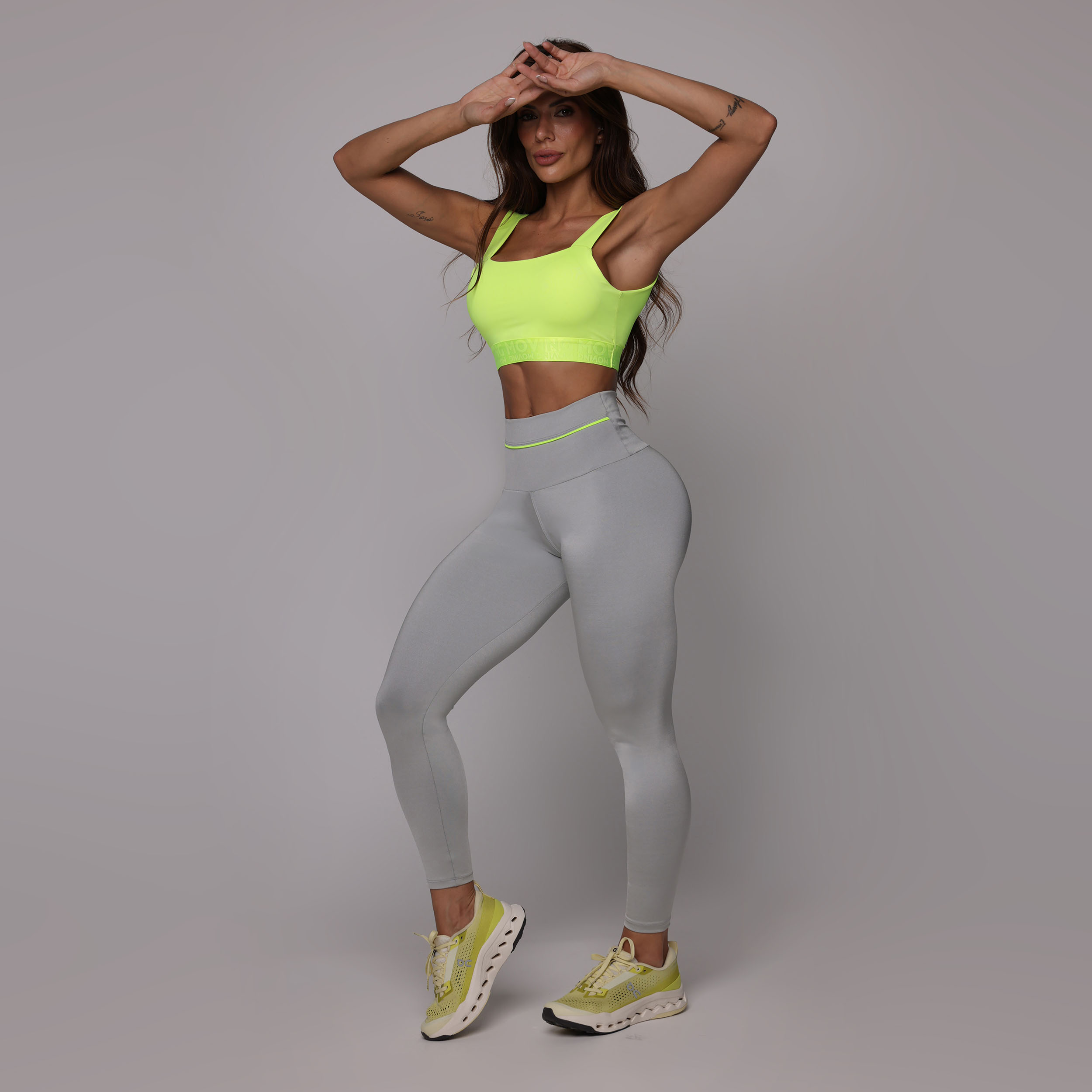TOP FAIXA COM ELÁSTICO AMARELO NEON - Imagem 5