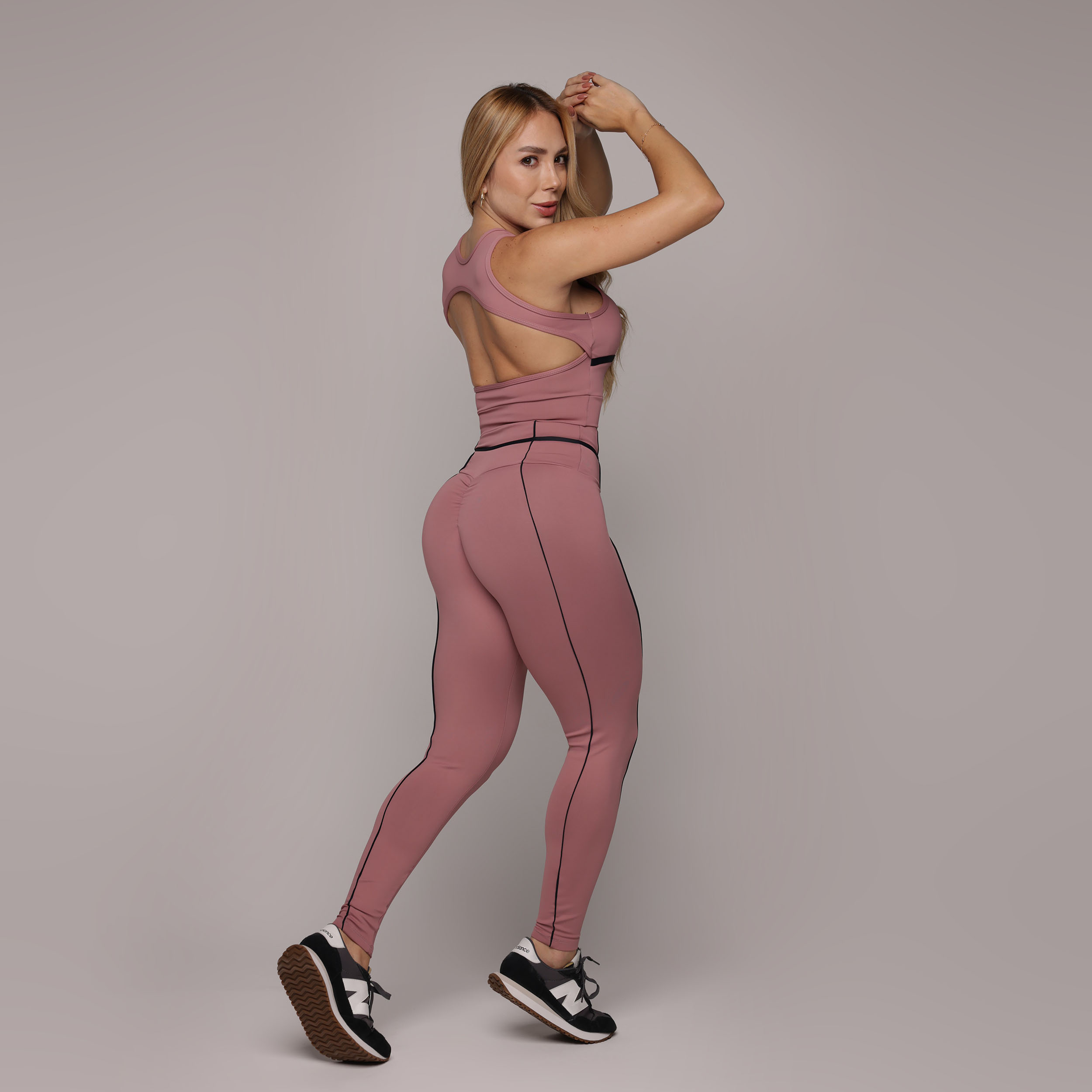 LEGGING QUEENS EMPINA BUMBUM BLACKOUT ROSA SECO - Imagem 4