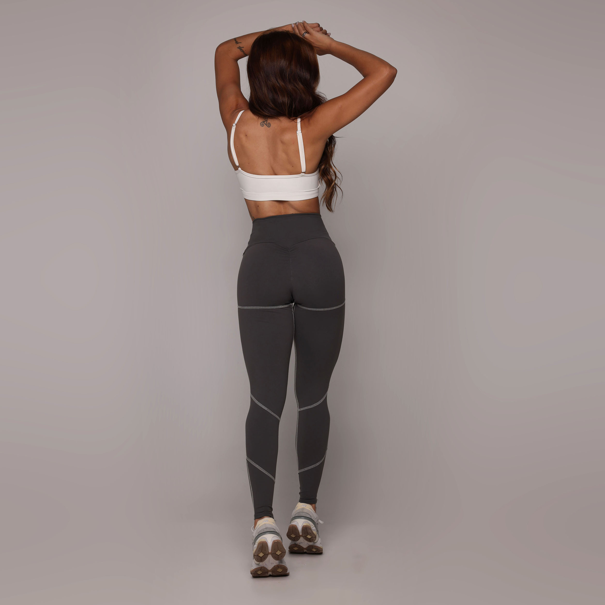 LEGGING PUMP EMPINA BUMBUM GREY - Imagem 7