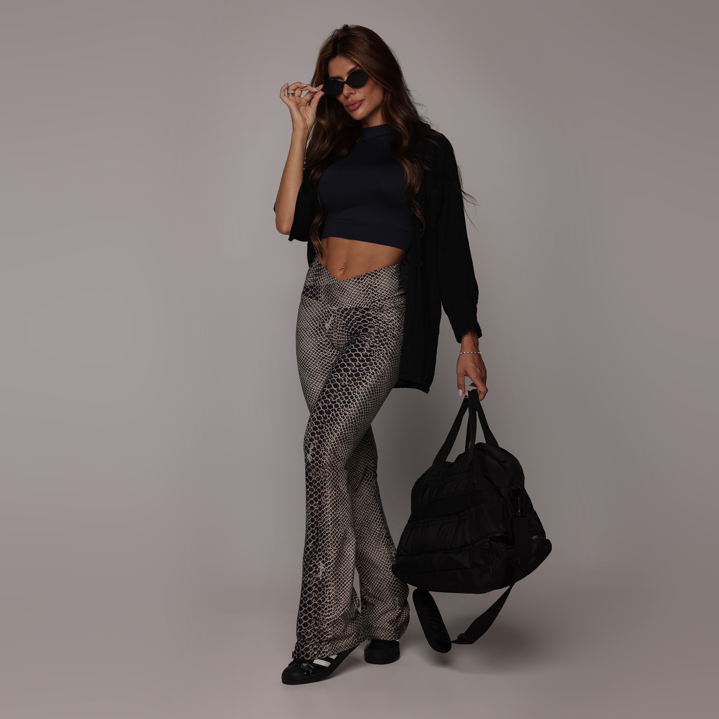 CALÇA FLARE RÉPTIL EXCLUSIVA - Imagem 3