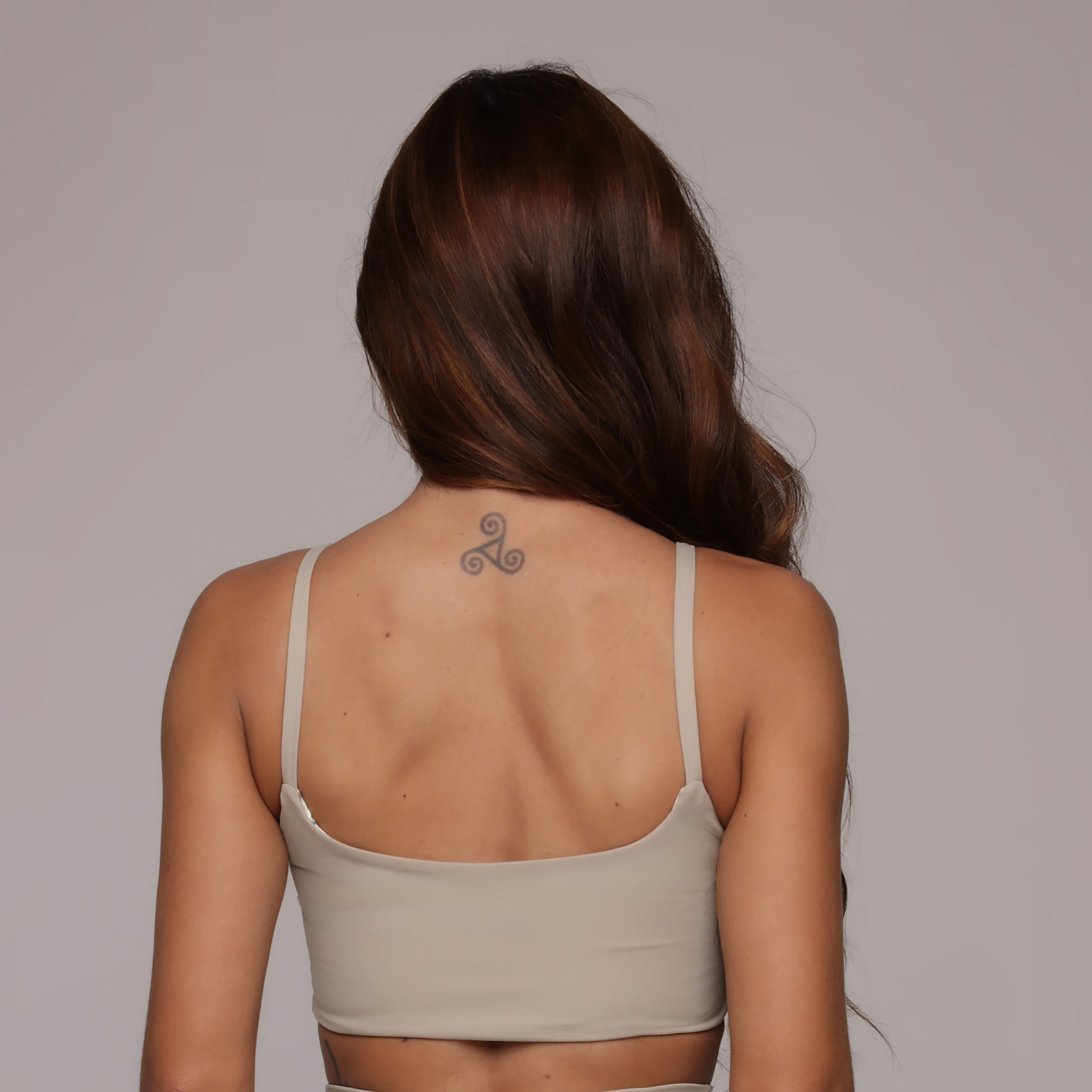 TOP ESSENTIAL DUPLA-FACE CINZA IVORY - Imagem 3