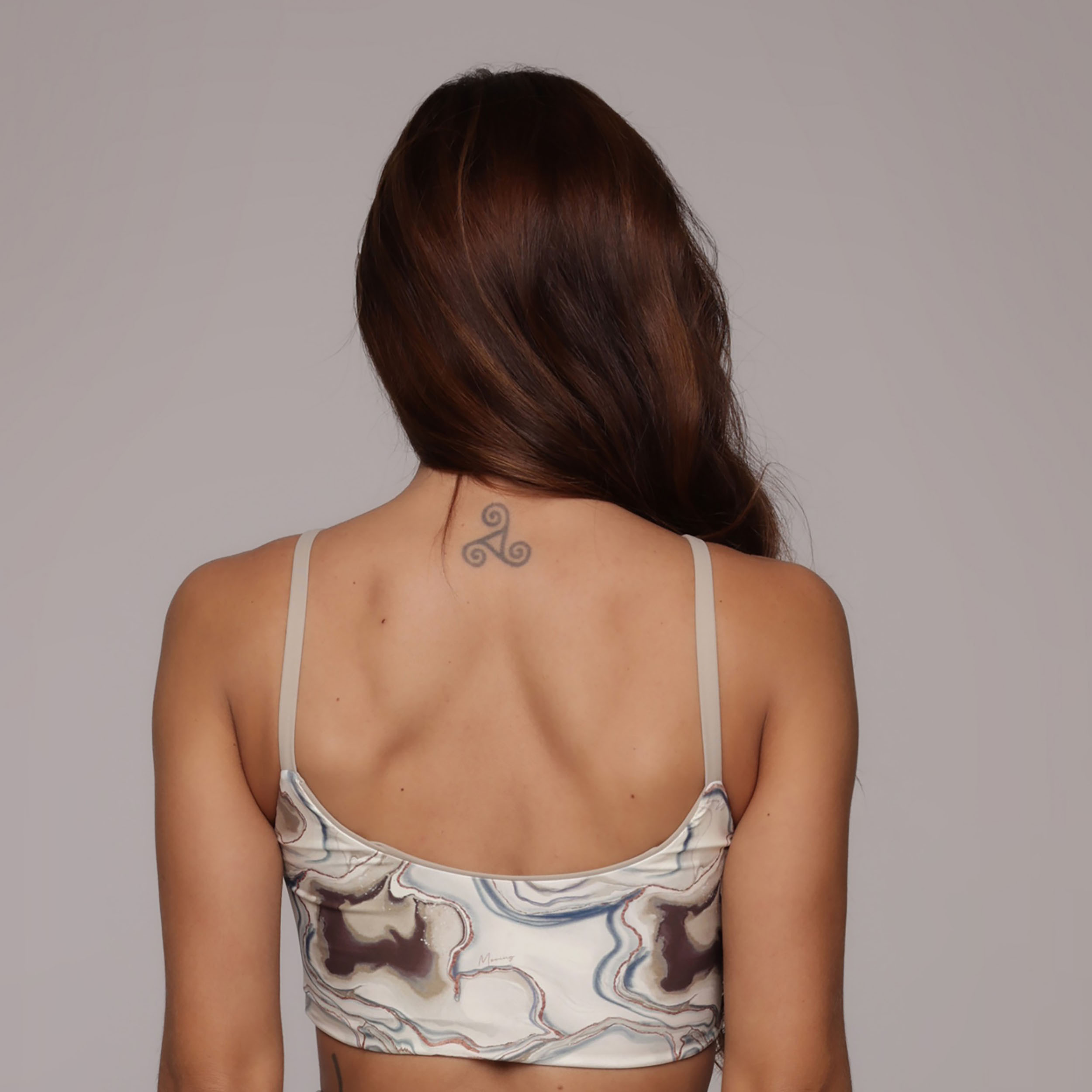 TOP ESSENTIAL DUPLA-FACE CINZA IVORY - Imagem 4