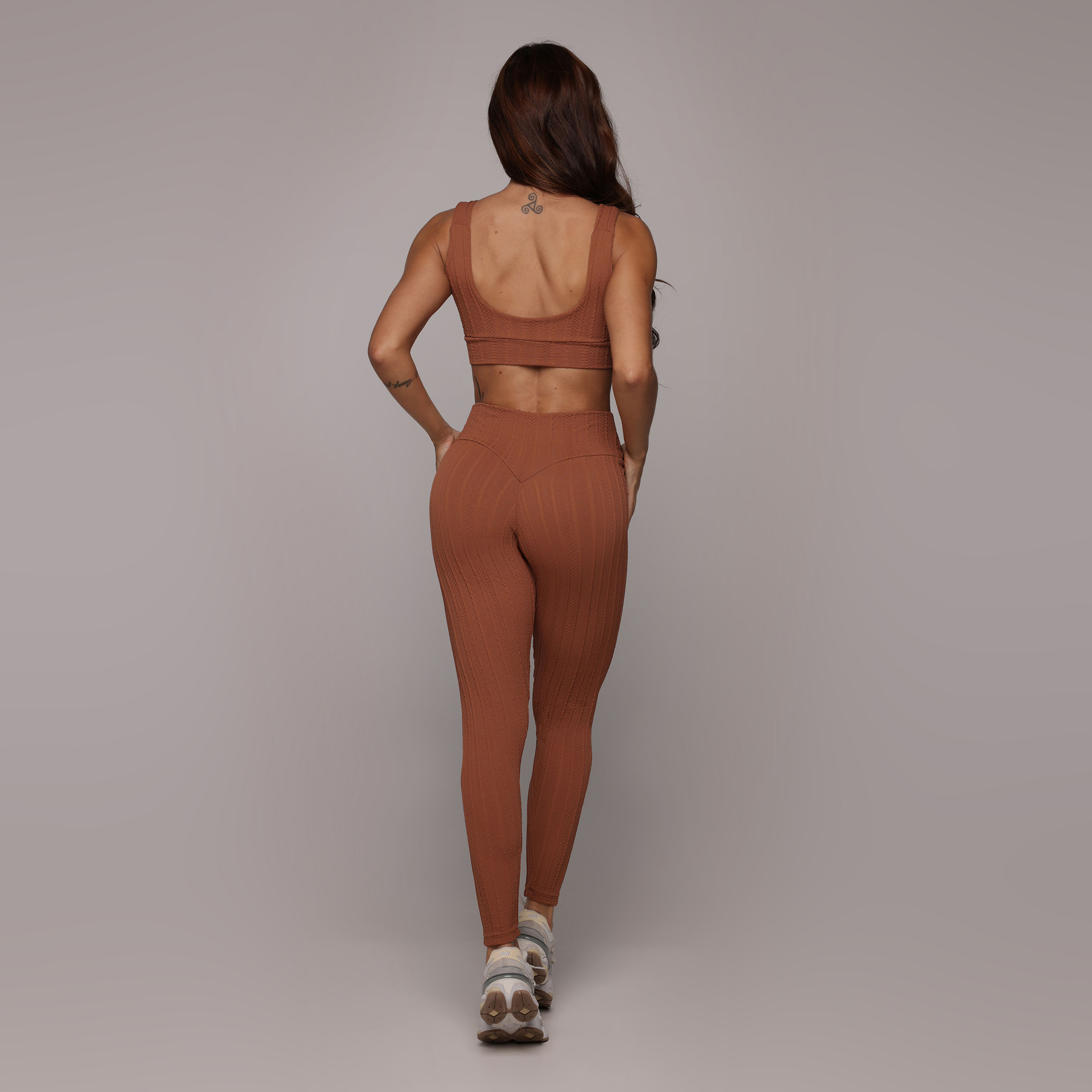 TOP FAIXA JACQUARD BRAID CARVALHO - Imagem 6
