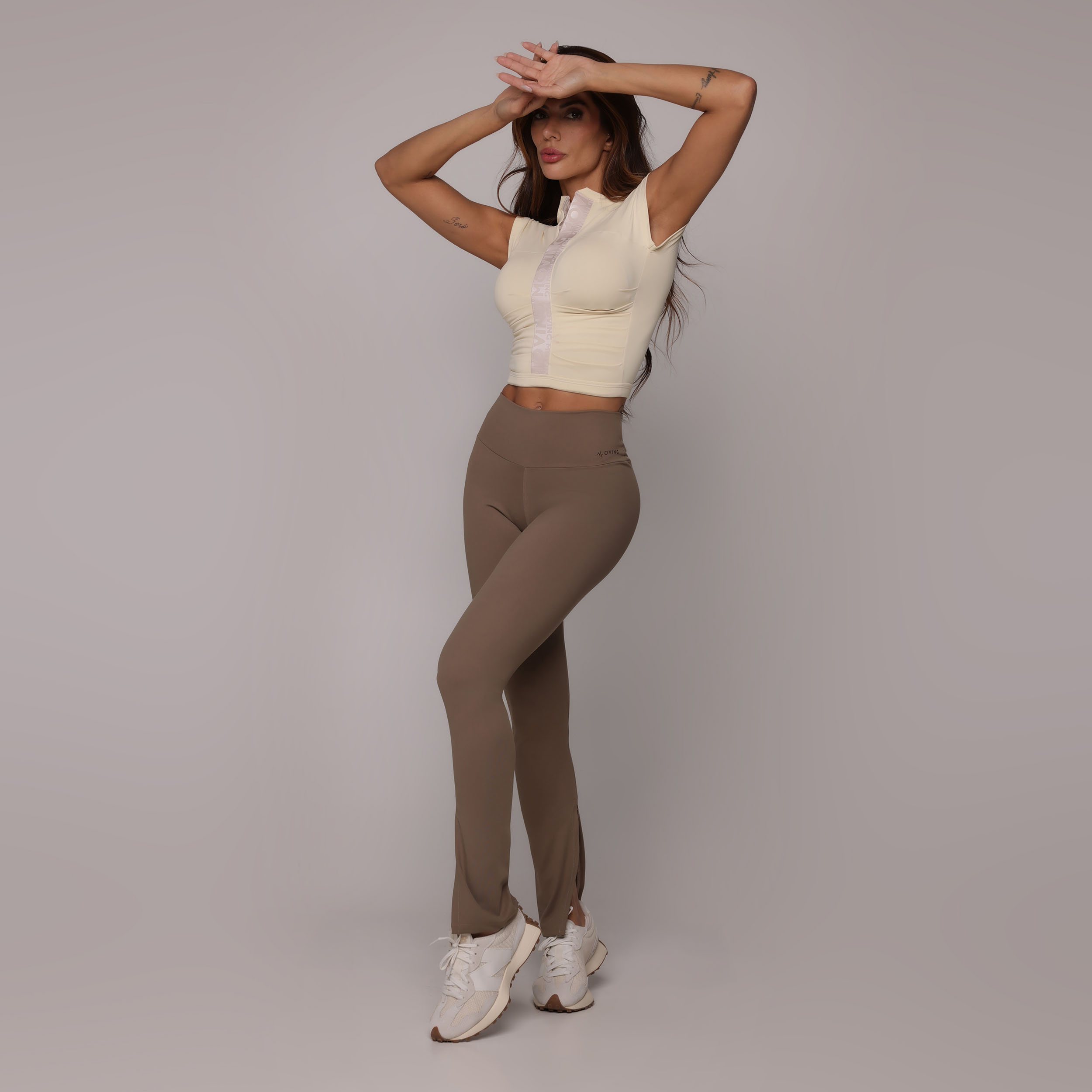 LEGGING FENDA CASTANHO - Imagem 5