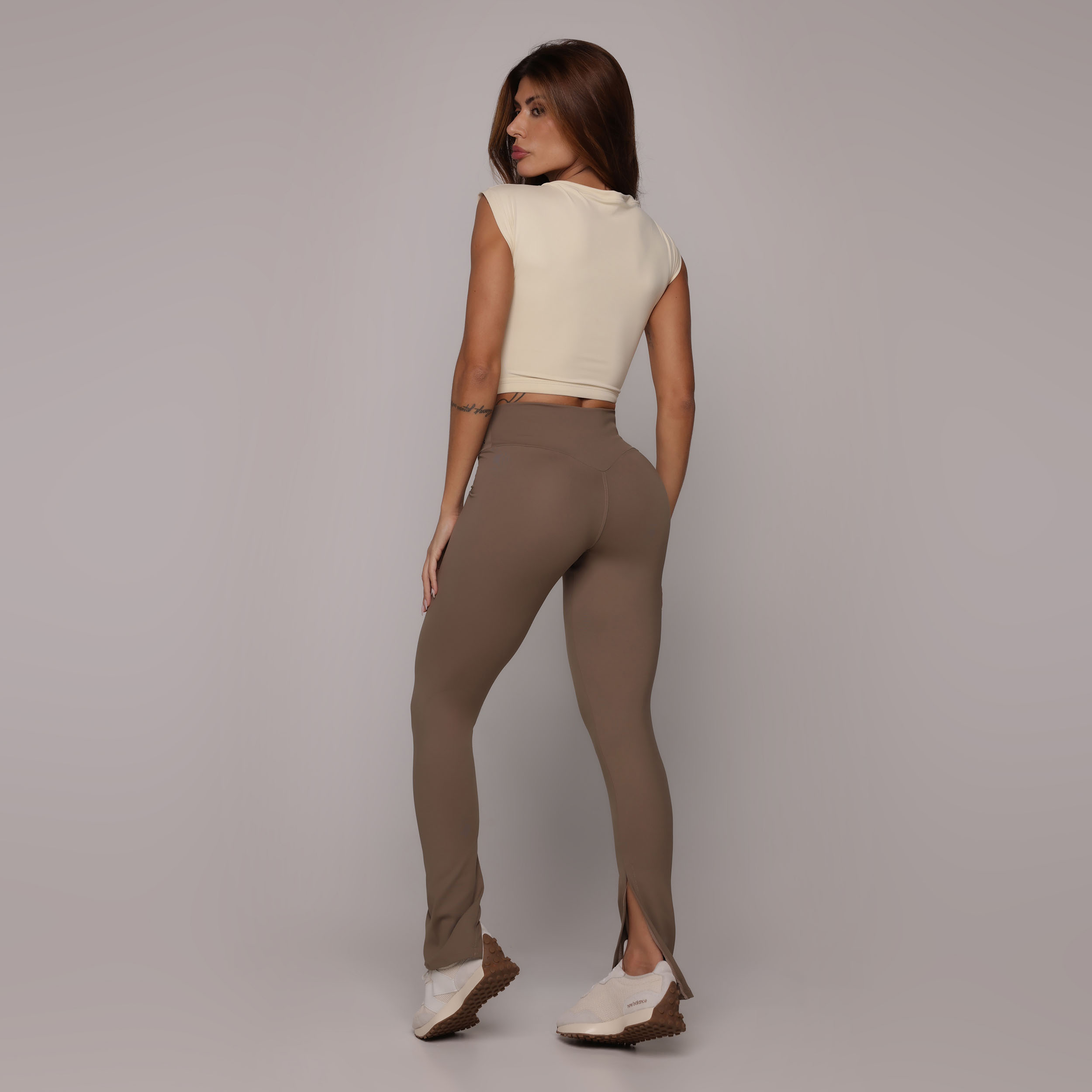 LEGGING FENDA CASTANHO - Imagem 6