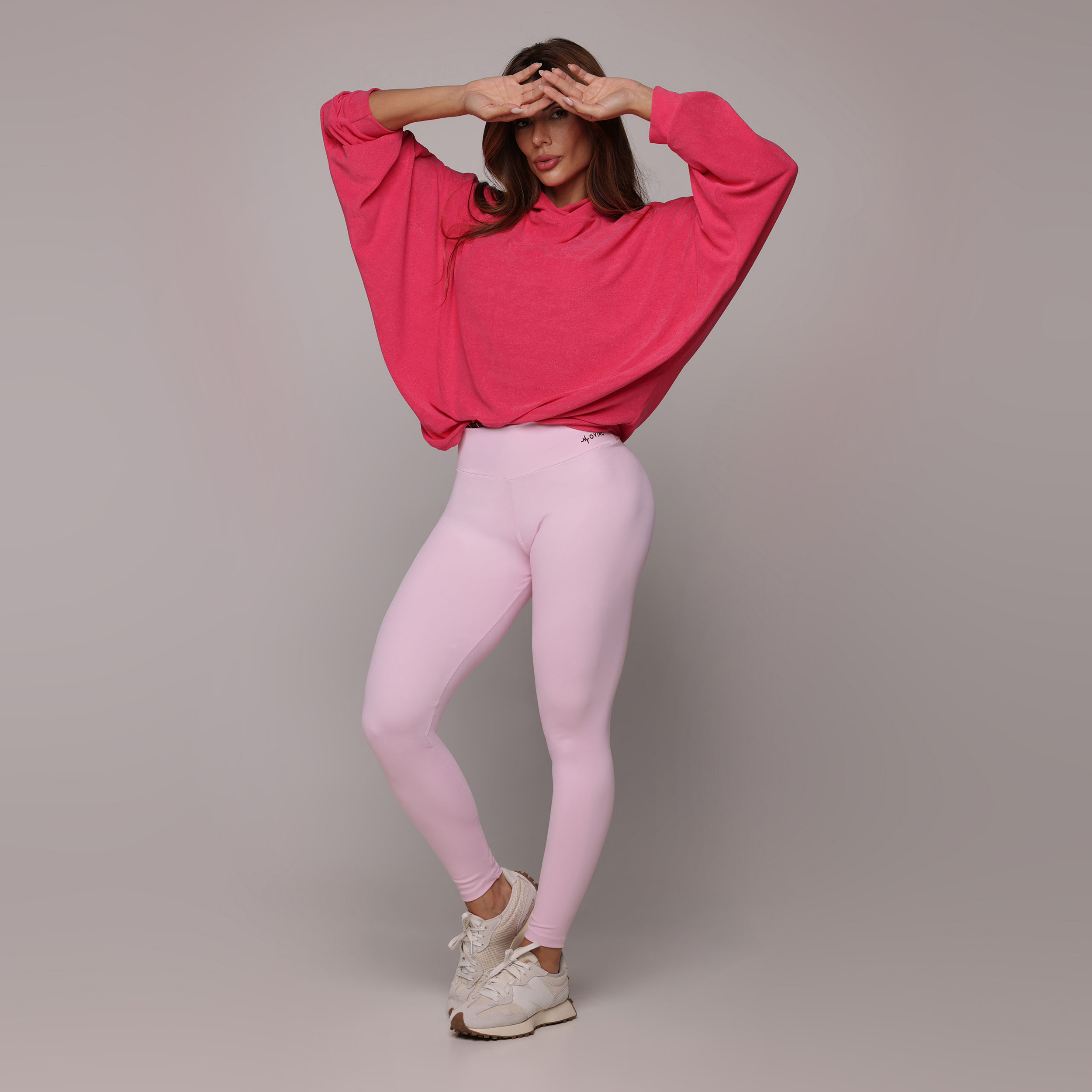 BLUSÃO WING ROSA PINK AVELUDADO - Imagem 3