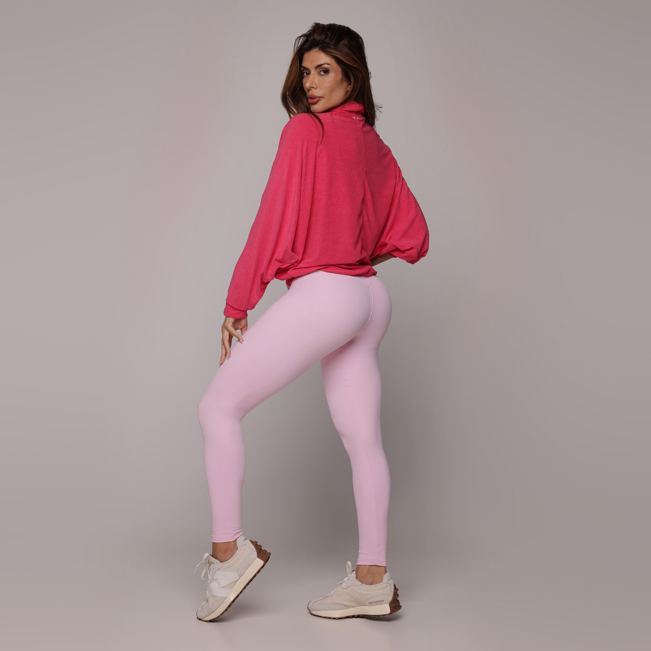 BLUSÃO WING ROSA PINK AVELUDADO - Imagem 6