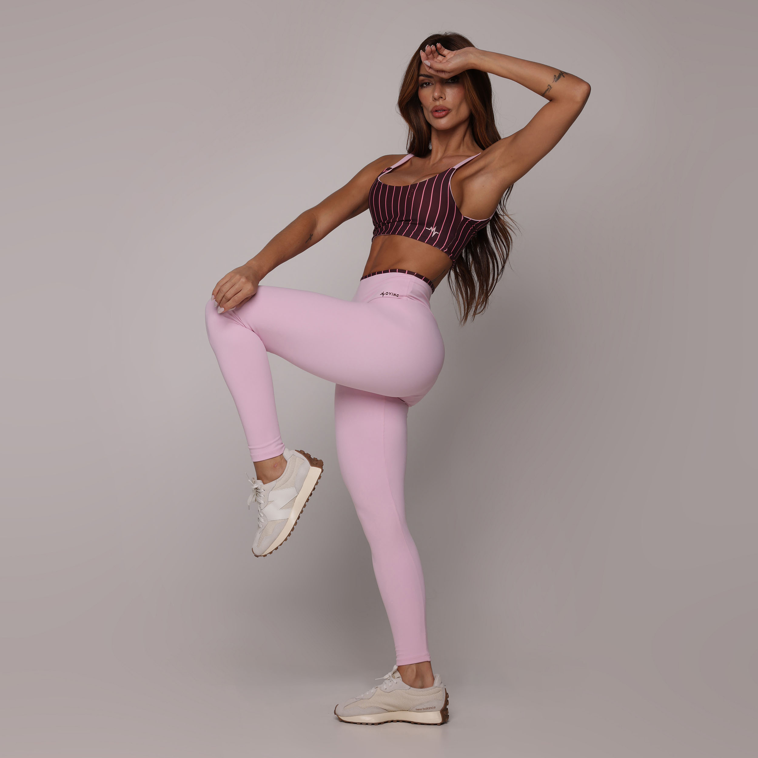 LEGGING BICOLOR ROSÉ - Imagem 5