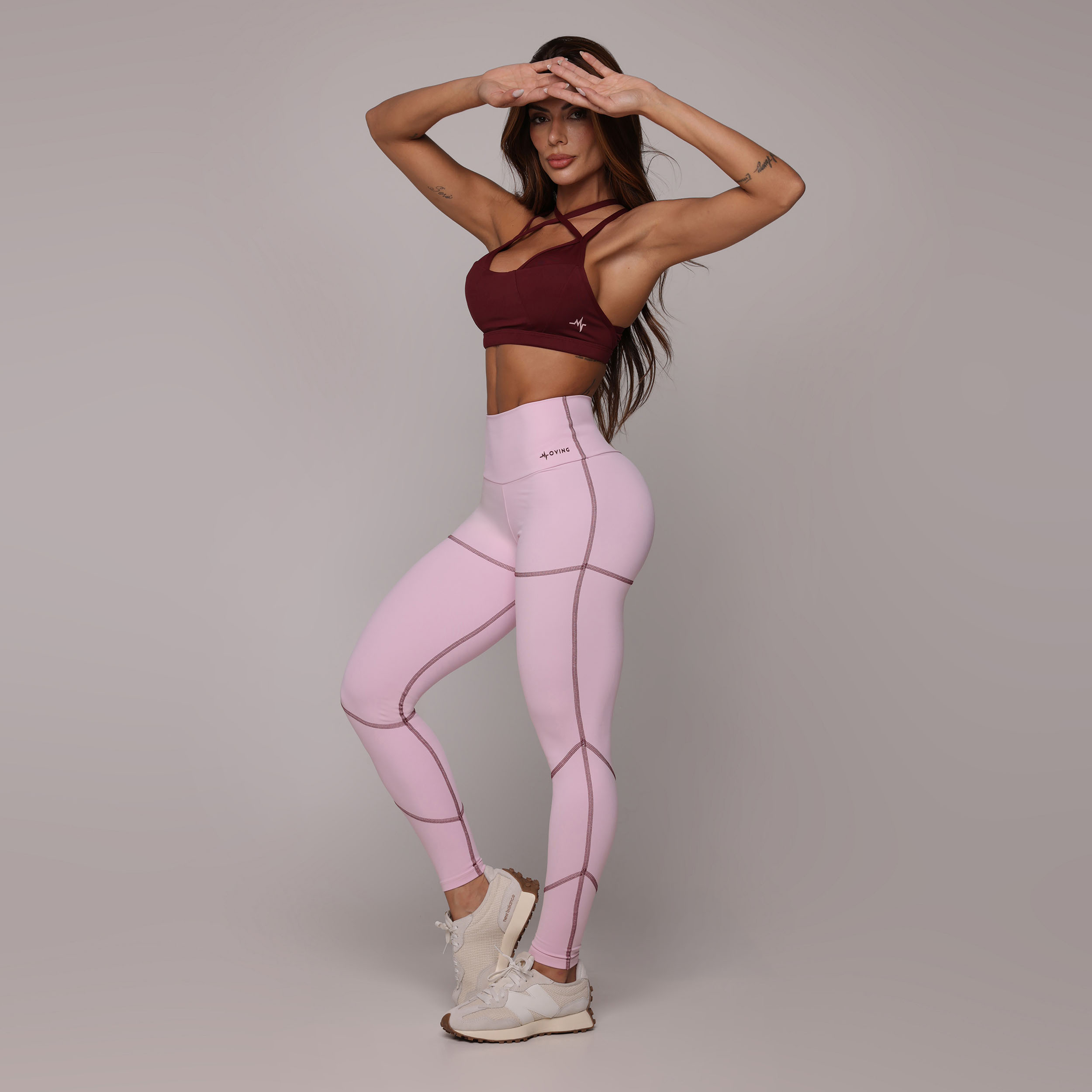 LEGGING PUMP EMPINA BUMBUM ROSÉ - Imagem 8