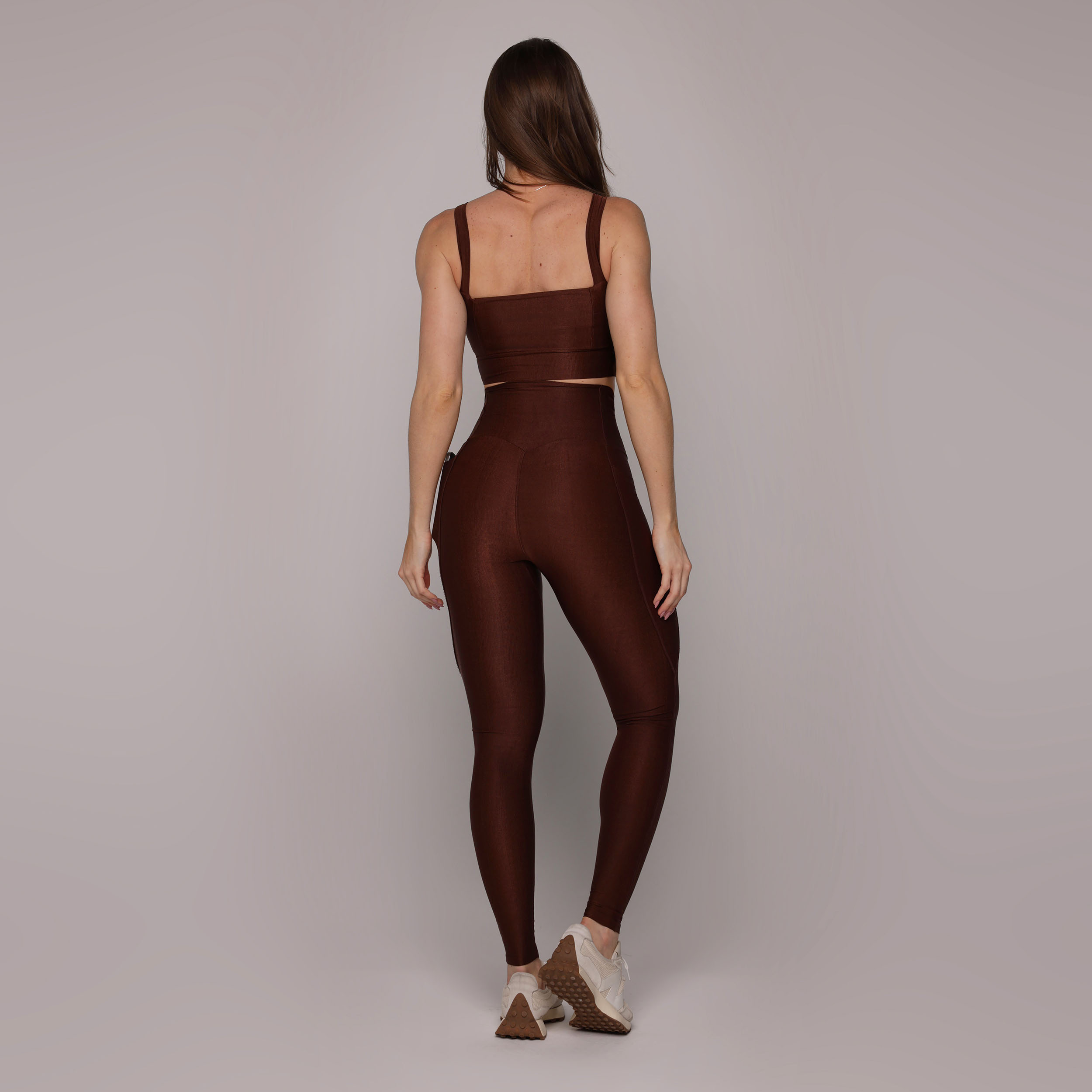 LEGGING ZURIQUE GLOSSY COFFEE - Imagem 6