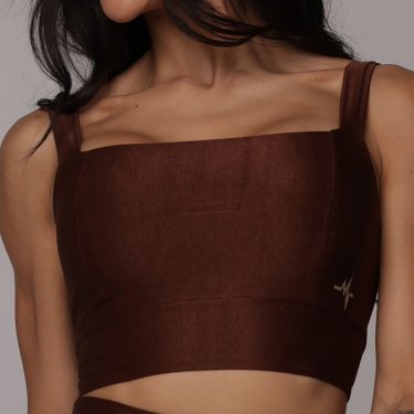 TOP ÍRIS GLOSSY COFFEE