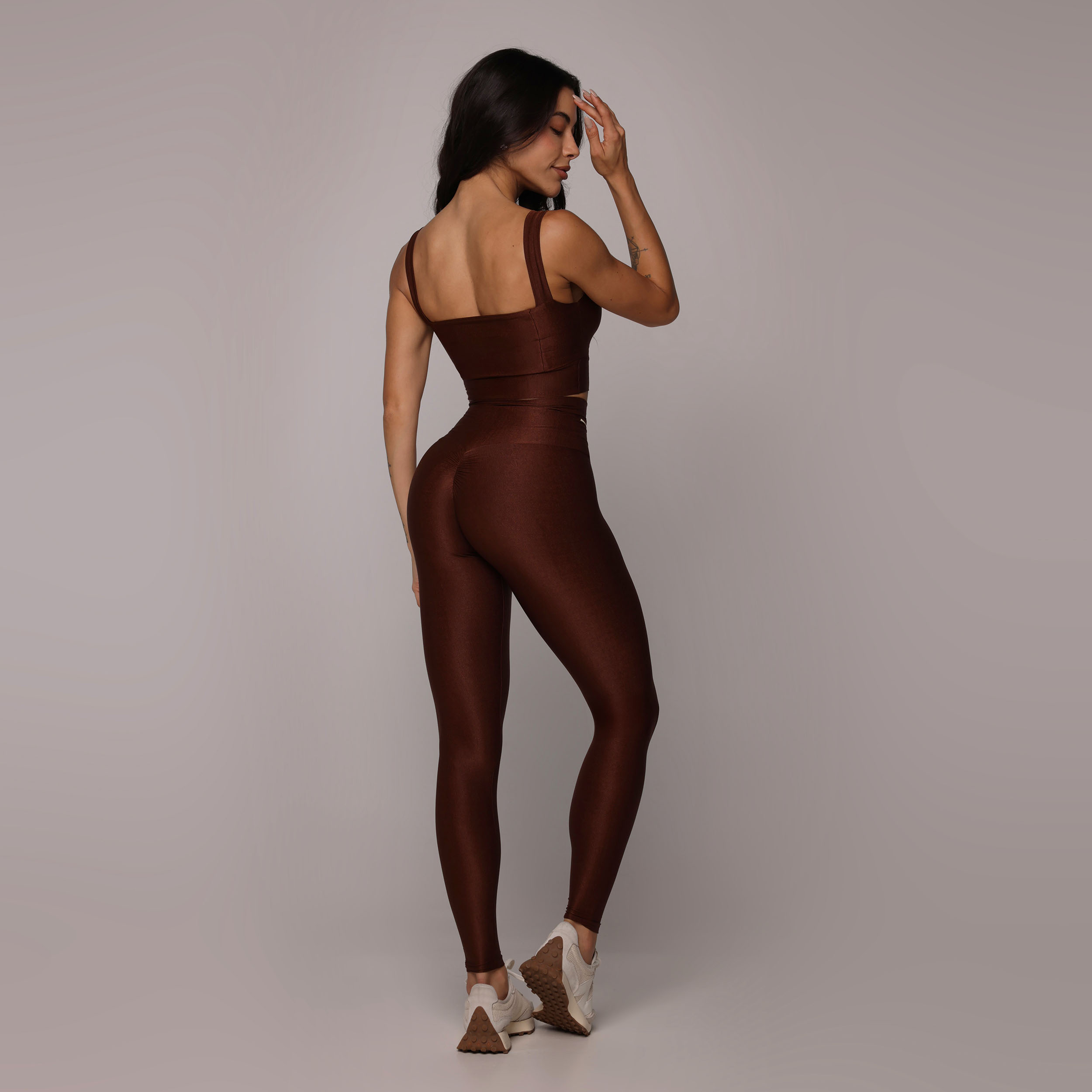 TOP ÍRIS GLOSSY COFFEE - Imagem 5