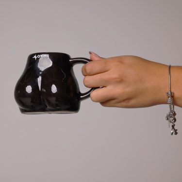 CANECA PUMP PRETA CERÂMICA