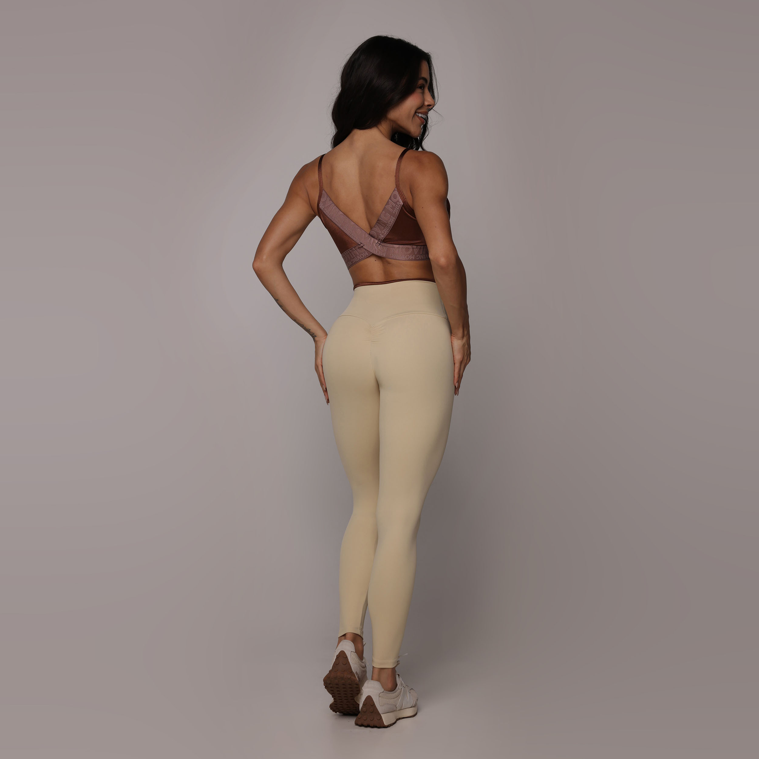 LEGGING BICOLOR EMPINA BUMBUM VANILLA - Imagem 4