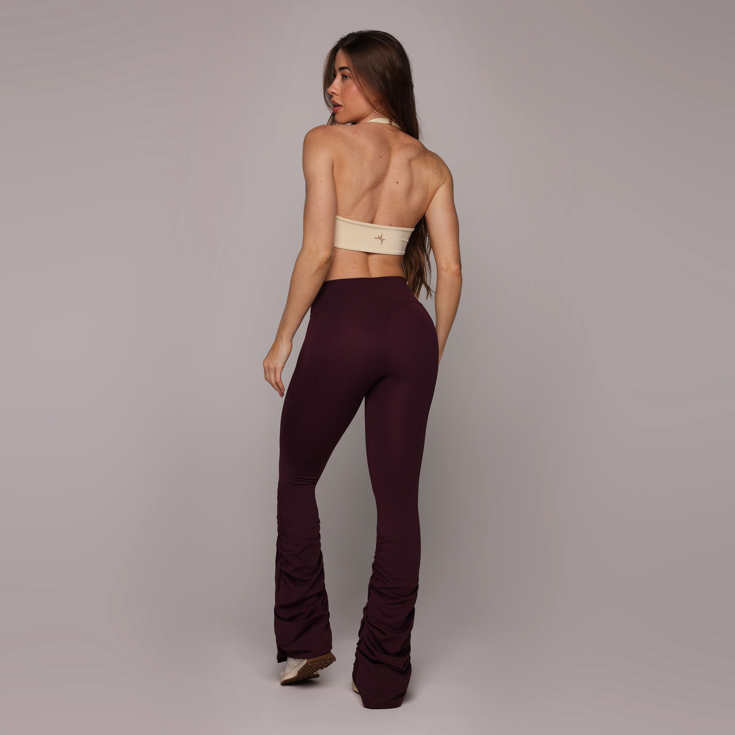CALÇA FLARE DRAPE AMEIXA - Imagem 8